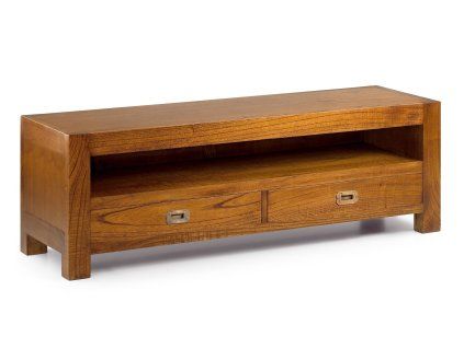 Masivní TV stolek Star koloniální styl dřevo