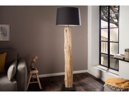 Stojací lampa Rousilique 175cm černá