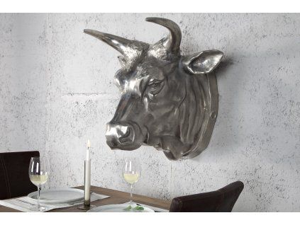 Dekorace Torero 65cm stříbrná