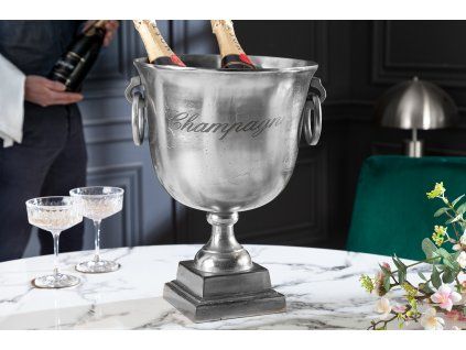 Stylová nádoba Champagne Royal stříbrná