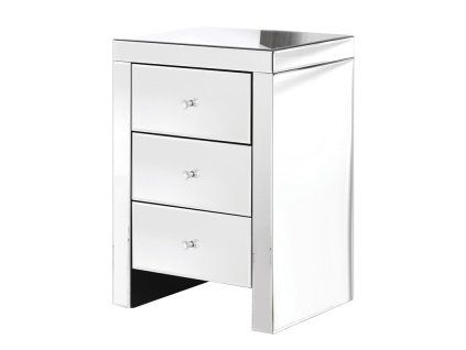 Designový zrcadlový noční stolek RECTO