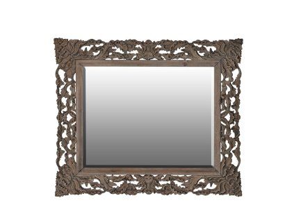Designové vyřezávané zrcadlo Rustic