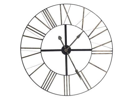Industriální kovové hodiny JEY 90cm