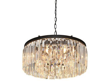 Luxusní kulatý lustr Crystal Line 60cm