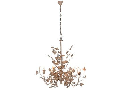 Luxusní vintage lustr Leaf Gold 98cm