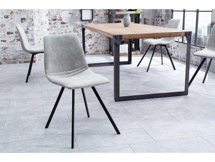 Designová židle Amsterdam Stone šedá