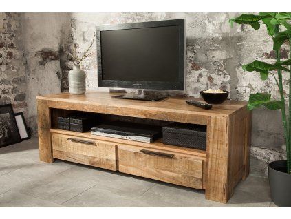 Luxusní industriální TV stolek Aero Mango 130 cm