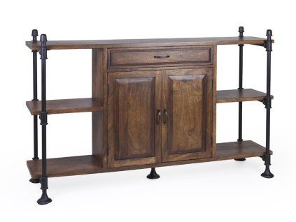 Luxusní industriální příborník Percipo 160cm z masivu