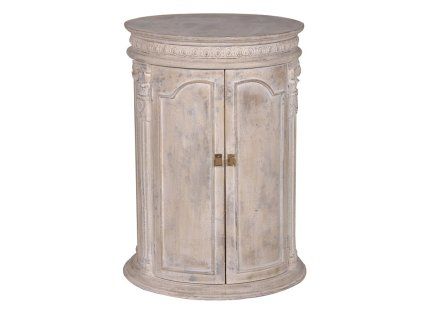 Vintage kulatá skříňka HERITAGE 72cm