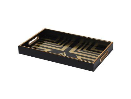Art-Deco servírovací tác Gold 40x25cm
