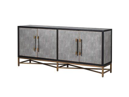 Luxusní Art-Deco příborník Caitlin 193cm shagreen