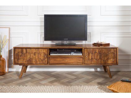 Masivní televizní stolek Mystic 140cm palisandr 