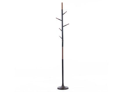 Stylový stojan na kabáty Tirus 192cm kov/smrk