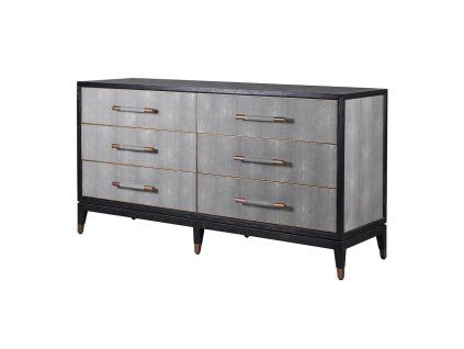 Luxusní Art-Deco komoda Caitlin 180cm shagreen