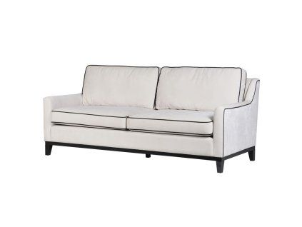 Designová krémová sedačka Pipa 210 cm