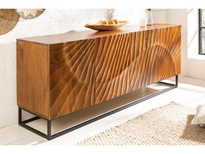 Designový příborník Cobra 177cm přírodní mango