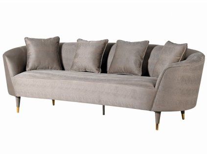 Luxusní sedačka Mink Hide 240 cm umělý norek