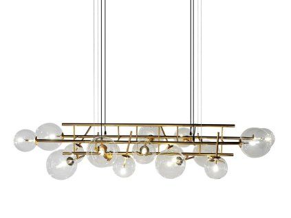 Luxusní Art-Deco závěsné svítidlo Gloria 175cm