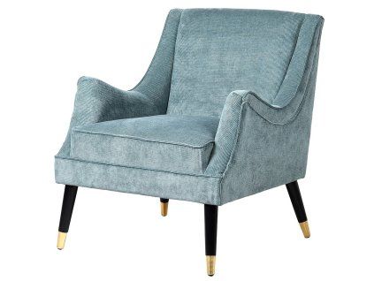 Designové modré křeslo Duck Egg Blue
