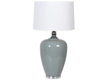 Luxusní světle modrá keramická lampa o výšce 75cm