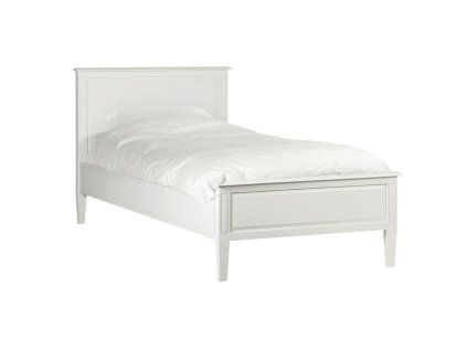 Venkovská postel White Ariano 90cm bílá