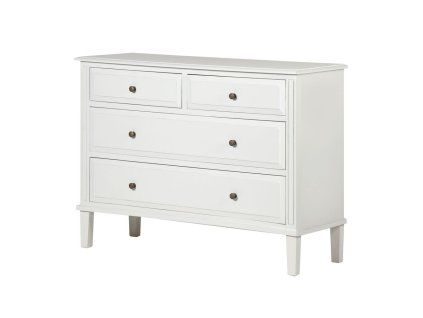 Venkovská komoda White Ariano II 115cm bílá