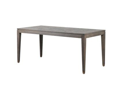 Luxusní dýhovaný jídelní stůl Ashton 180x90cm šedý