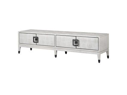 Luxusní TV stolek Pandora 194cm bílý dub