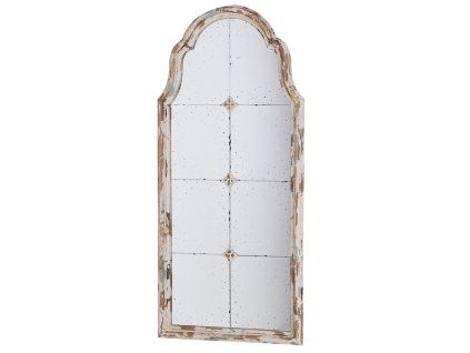 Stylové vintage zrcadlo Erin 122x53cm patina