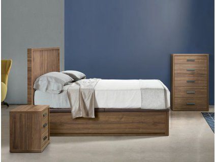 Luxusní ložnicová sestava Malmo OŘECH skandinávský styl