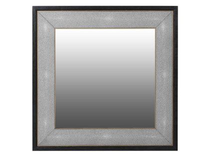 Luxusní Art-Deco čtvercové zrcadlo Caitlin 75cm shagreen