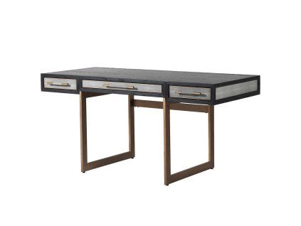 Luxusní Art-Deco psací stůl Caitlin 160cm shagreen