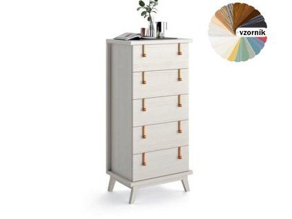 Stylová vysoká komoda Prisma 61cm zakázková