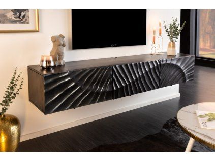 Nástěnný TV stolek Cobra Dark Grey 160 cm