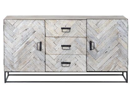 Stylová skříňka Mango White 150cm