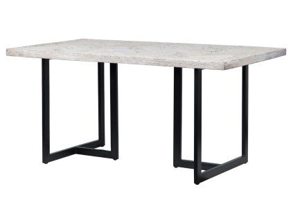 Masivní jídelní stůl Mango White 160cm