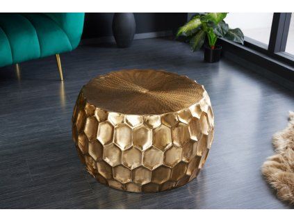 Orientální kulatý stolek Marrin průměru 70cm.