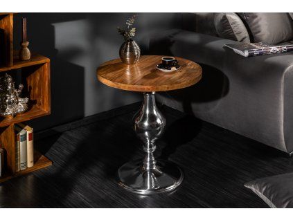 Příruční stolek Extravagancia 51 cm masiv mango originální design