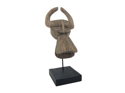 Stylová socha vikinga ze dřeva Albasia