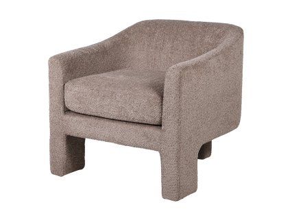 Stylové béžové křeslo Thesia 77 cm