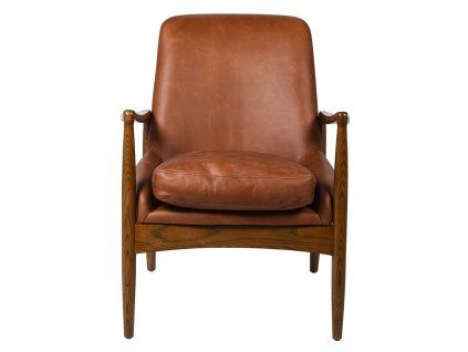 Elegantní kožené křeslo Mistral 84 cm