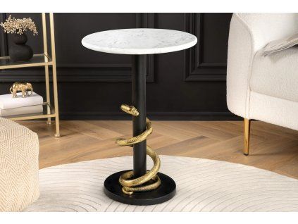 Boční stolek Snake 50 cm kovový design moderní industriální styl