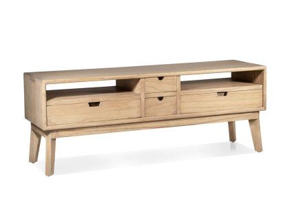 Masivní skandinávský TV stolek Scandi 140 cm