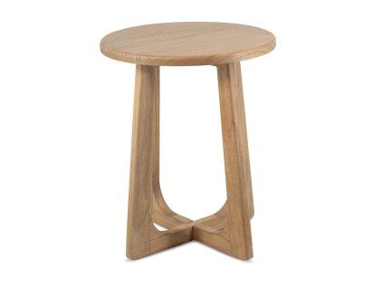 Odkládací stolek Scandi 55 cm masivní dřevo skandinávský design