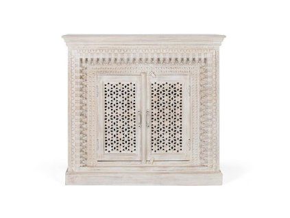 Luxusní komoda v barvě antique white