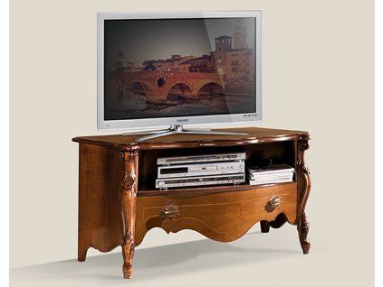Italský úzký TV stolek Rose 107cm z masivu - barva EM15