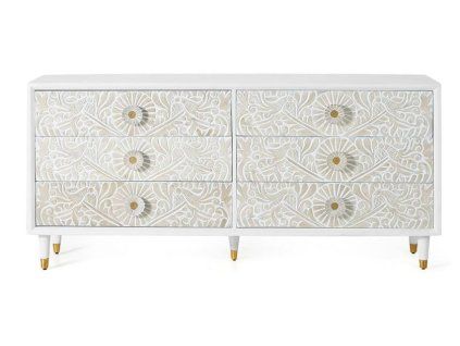 Designová komoda s šesti zásuvkami