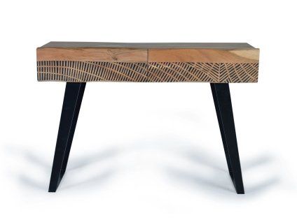 Designový chodbový stolek Yakarta 110cm masiv akácie
