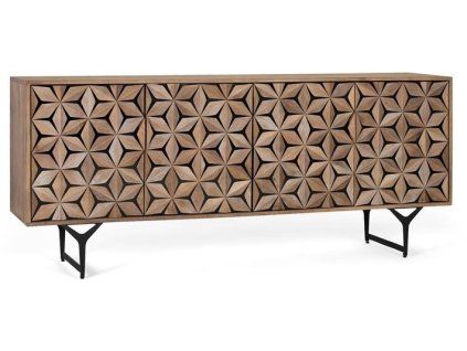 Designová skříňka z mangového dřeva