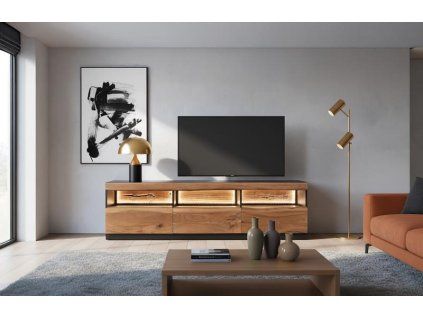 Designový TV stolek Brenda 180 cm masiv